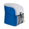 Kleine koeltas/Lunch tas model Glaciaal - 23 x 16 x 26 cm - 1 vaks - blauw/grijs - 9 Liter - Koeltas