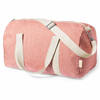 Reistas/weekendtas/sporttas model Nature - 49 x 26 x 24 cm - Retro rood/naturel - Reistas (volwassen)