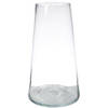 Bloemenvaas Donnatella - helder transparant - glas - D24 x H30 cm - Vazen