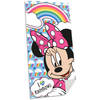 Disney Minnie Mouse strand/badlaken - 70 x 140 cm - katoen - voor kinderen - Strandlakens