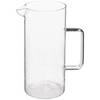Secret de Gourmet Water Karaf/schenkkan met schenktuit - glas - 1.5 Liter - D10 x H22 cm - Karaffen
