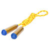 Springtouw - met kunststof handvatteni¿½- geel/oranje/goud - 210 cm - speelgoed - Springtouwen