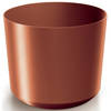 Prosperplast Plantenpot/bloempot Babylon - kunststof - buiten/binnen - koper - D20 x H20 cm - Plantenpotten