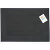 Placemats Hampton - 1x - zwart - PVC - 30 x 45 cm - Placemats