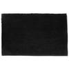Atmosphera Badkamer kleedje/badmat voor de vloer - 50 x 80 cm - zwart - Badmatjes