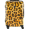 Princess Traveller Animal Print - Reiskoffer – Leopard - Medium - 66cm - Dubbele wielen