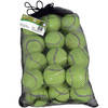 DID Tennisballen voordeelpakket - 24x stuks - geel - rubber/katoen - Tennisballen