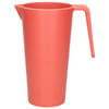 Schenkkan/waterkan - rood - 1500 ML - melamine - D10 x H21 cm - Schenkkannen