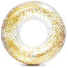 Transparant/gouden Intex glitter zwemband 107 cm - Zwembanden