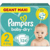 Pampers - Baby Dry - Maat 2 - Mega Pack - 124 luiers