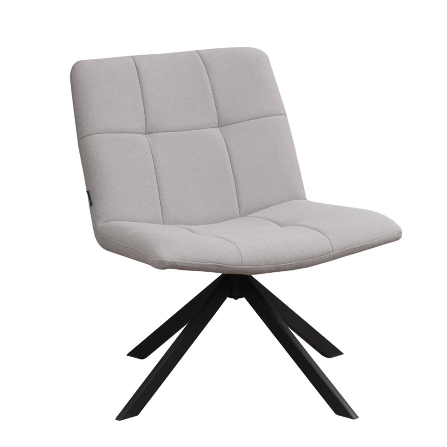 Bronx71® Scandinavische fauteuil Eevi gerecyclede stof grijs