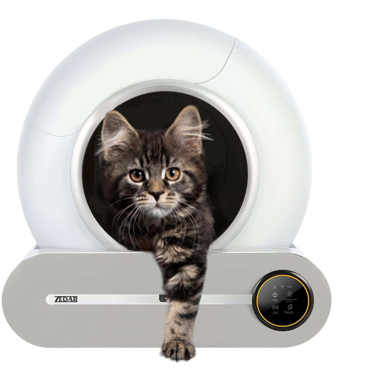 Automatische Kattenbak Zelfreinigende Kattenbak Met App en Touchscreen 65L Zedar K900