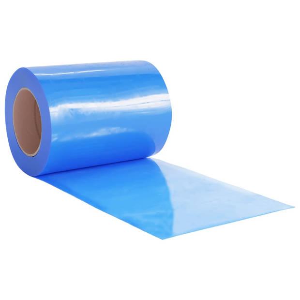 vidaXL Deurgordijn 300x2,6 mm 25 m PVC blauw