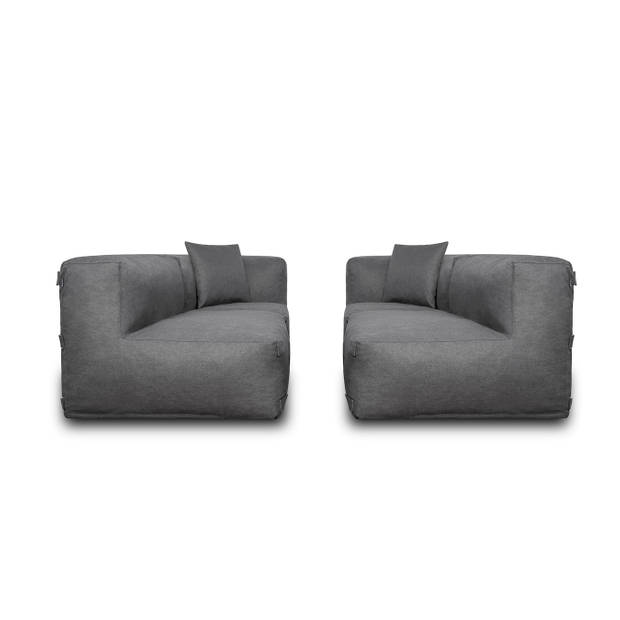 Feel Furniture - Binnen & Buiten bank - Odin - 4 Persoonsbank - Grijs