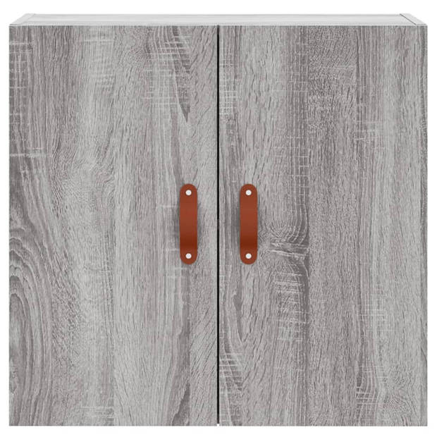 vidaXL Wandkast 60x31x60 cm bewerkt hout grijs sonoma eikenkleurig