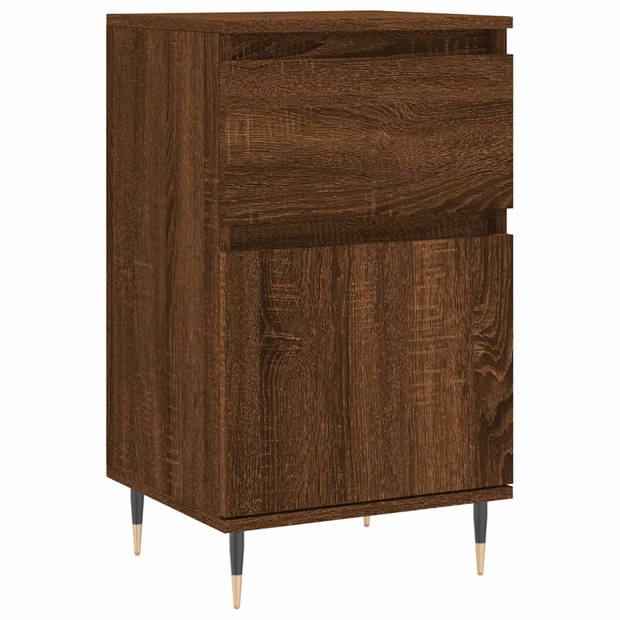 The Living Store Dressoir - Bruineiken - 40 x 35 x 70 cm - Duurzaam hout en ijzer