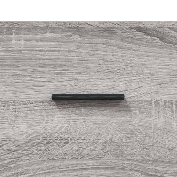 vidaXL Nachtkastjes 2 st 40x35x47,5 cm bewerkt hout grijs sonoma eiken