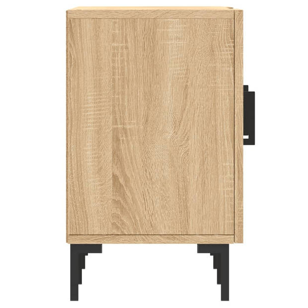 vidaXL Tv-meubel 150x30x50 cm bewerkt hout sonoma eikenkleurig