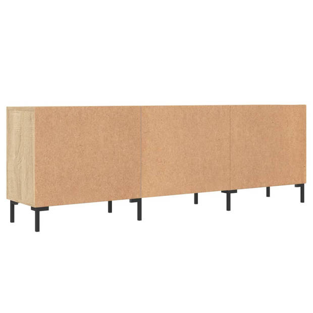 vidaXL Tv-meubel 150x30x50 cm bewerkt hout sonoma eikenkleurig