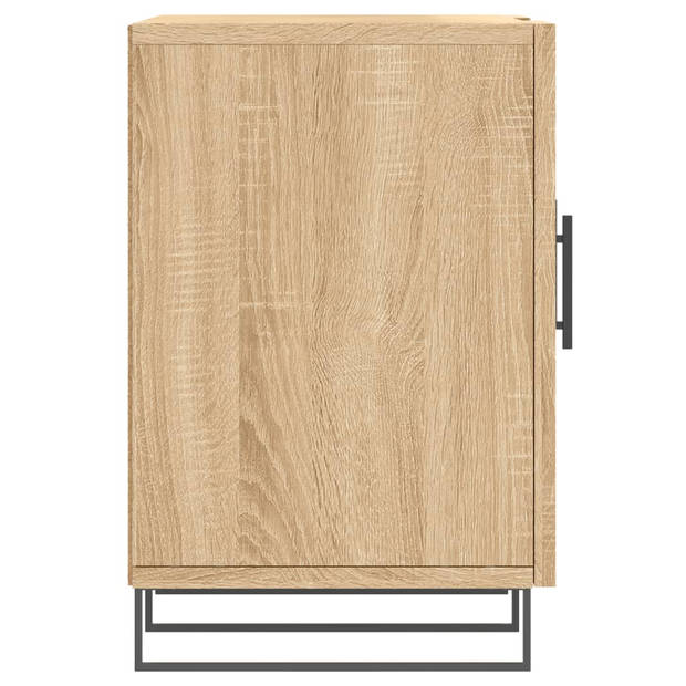 vidaXL Tv-meubel 150x30x50 cm bewerkt hout sonoma eikenkleurig