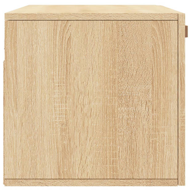 vidaXL Wandkast 80x36,5x35 cm bewerkt hout sonoma eikenkleurig