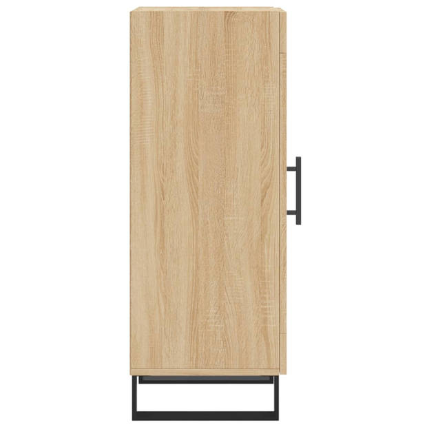 vidaXL Dressoir 34,5x34x90 cm bewerkt hout sonoma eiken