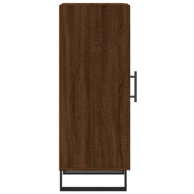 vidaXL Dressoir 34,5x34x90 cm bewerkt hout bruin eikenkleur