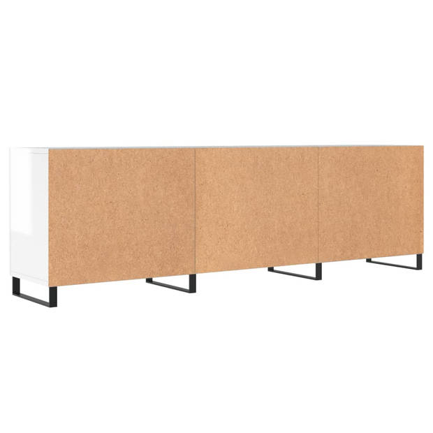 The Living Store TV-meubel - Hoogglans wit - 150 x 30 x 50 cm (B x D x H)