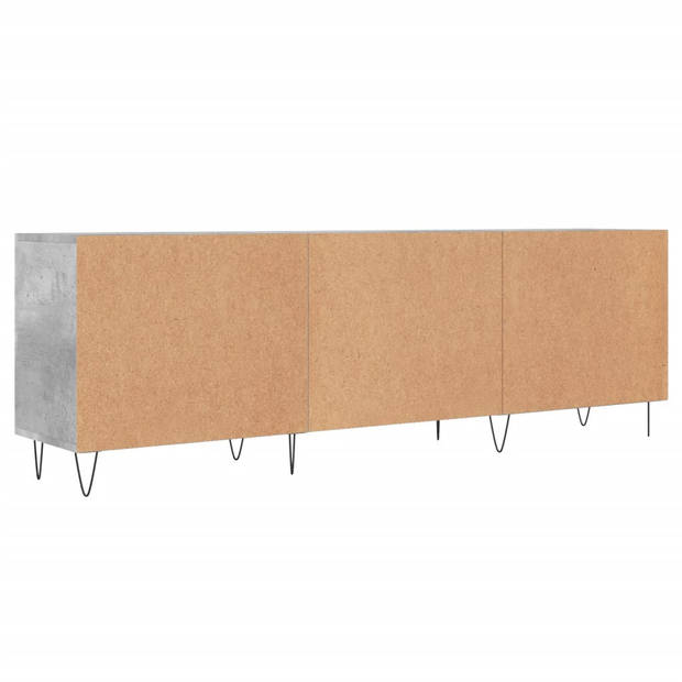 The Living Store TV-meubel Betongrijs - 150 x 30 x 50 cm - Trendy design