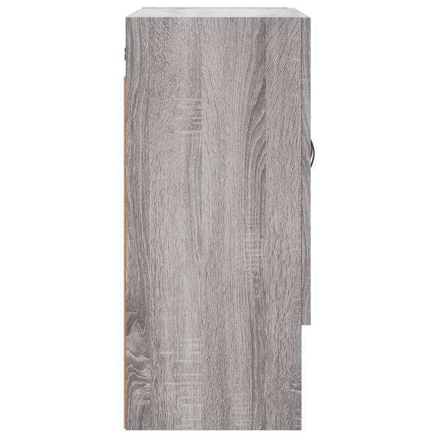 vidaXL Wandkast 60x31x70 cm bewerkt hout grijs sonoma eikenkleurig