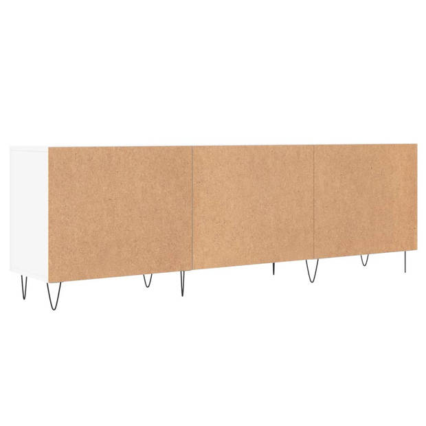 vidaXL Tv-meubel 150x30x50 cm bewerkt hout wit