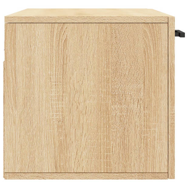 vidaXL Wandkast 80x36,5x35 cm bewerkt hout sonoma eikenkleurig