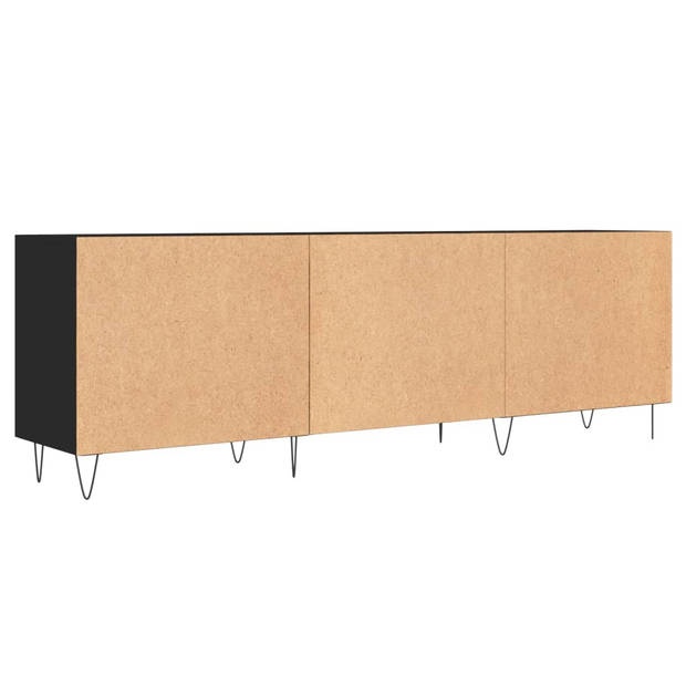 The Living Store Televisiekast - - Tv-meubel - 150 x 30 x 50 cm - Zwart