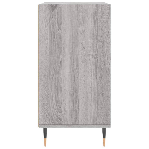 vidaXL Dressoir 57x35x70 cm bewerkt hout grijs sonoma eikenkleurig