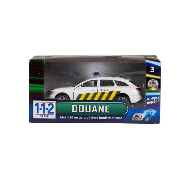 112 Douane Auto 1:43 + Licht/Geluid