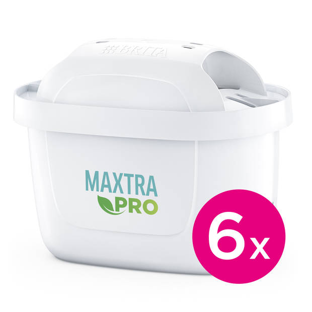 BRITA MAXTRA PRO Waterfilter (6-pack) - 4-Staps Filtratie voor Schoner Drinkwater