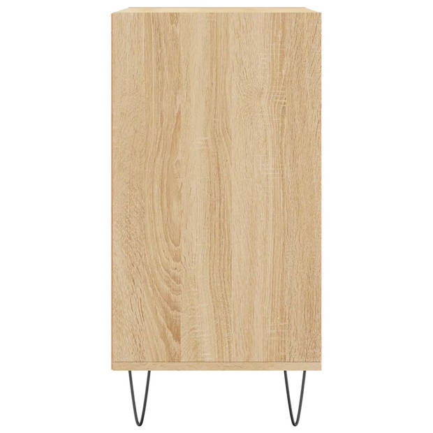 vidaXL Dressoir 57x35x70 cm bewerkt hout sonoma eikenkleurig