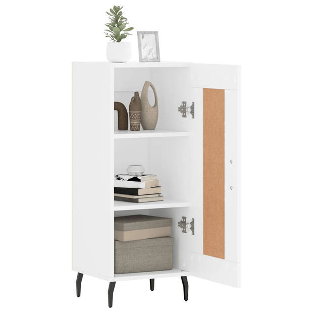 The Living Store Dressoir - - Kast - 34.5x34x90 cm - Wit