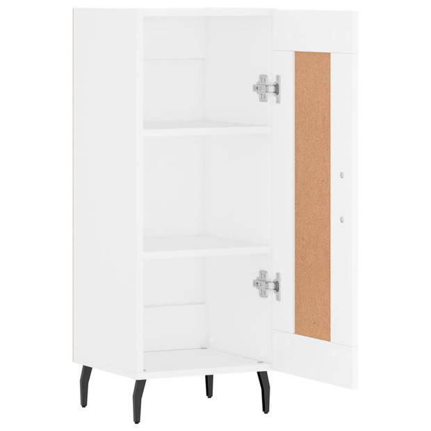 The Living Store Dressoir - - Kast - 34.5x34x90 cm - Wit