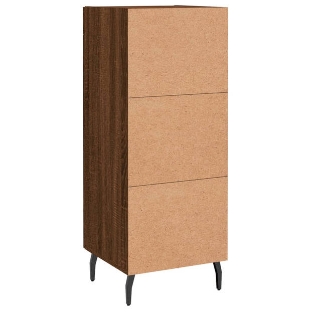 The Living Store Dressoir - Trendy - Kast - 34.5 x 34 x 90 cm - Bruineiken