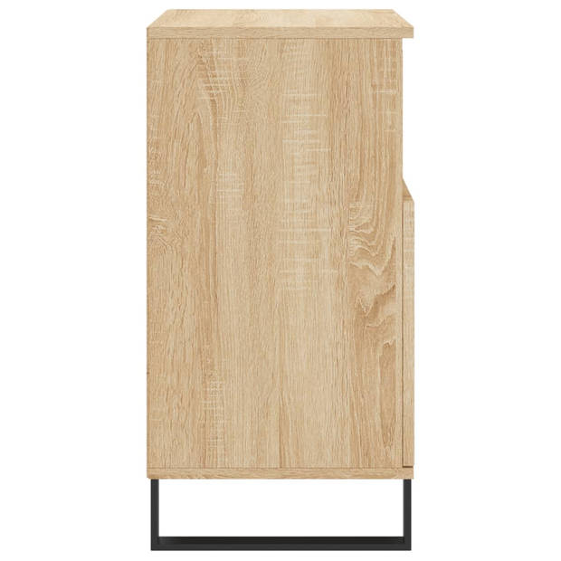 vidaXL Dressoir 60x35x70 cm bewerkt hout sonoma eikenkleurig