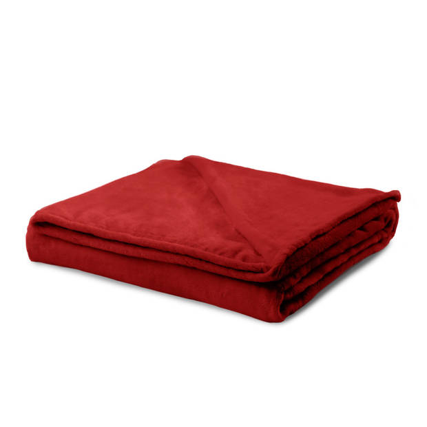 Zydante Home® - Coral Fleece Deken - Bordeaux - 150x200 cm