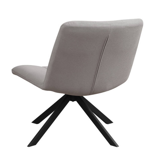 Bronx71 Scandinavische fauteuil Eevi gerecyclede stof grijs.