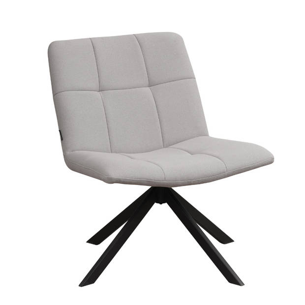 Bronx71 Scandinavische fauteuil Eevi gerecyclede stof grijs.