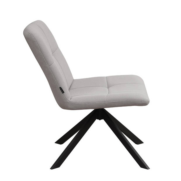 Bronx71 Scandinavische fauteuil Eevi gerecyclede stof grijs.