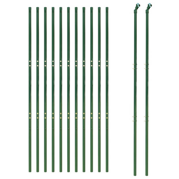 vidaXL Gaashek 1,4x25 m groen