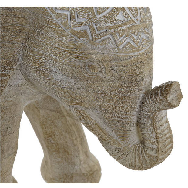 Items Olifant dierenbeeld - beige - polyresin - 28 x 13,5 x 18,5 cm - home decoratie - Beeldjes