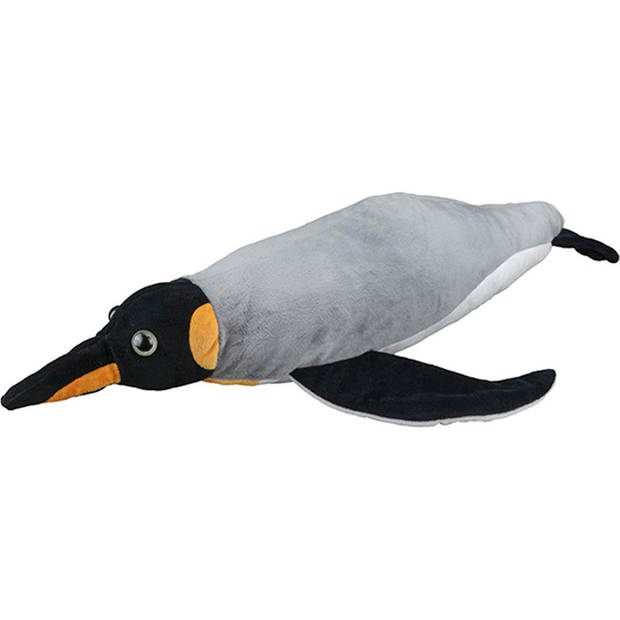Nature Planet pluche pinguin knuffeldier - zwemmend - 80 cm - Knuffel zeedieren