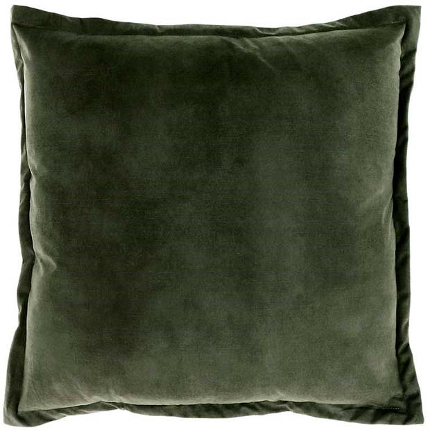 Unique Living - Kussen Basics - 50x50cm - wintergroen