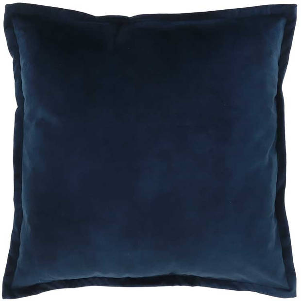 Unique Living - Kussen Basics - 50x50cm - Blauw